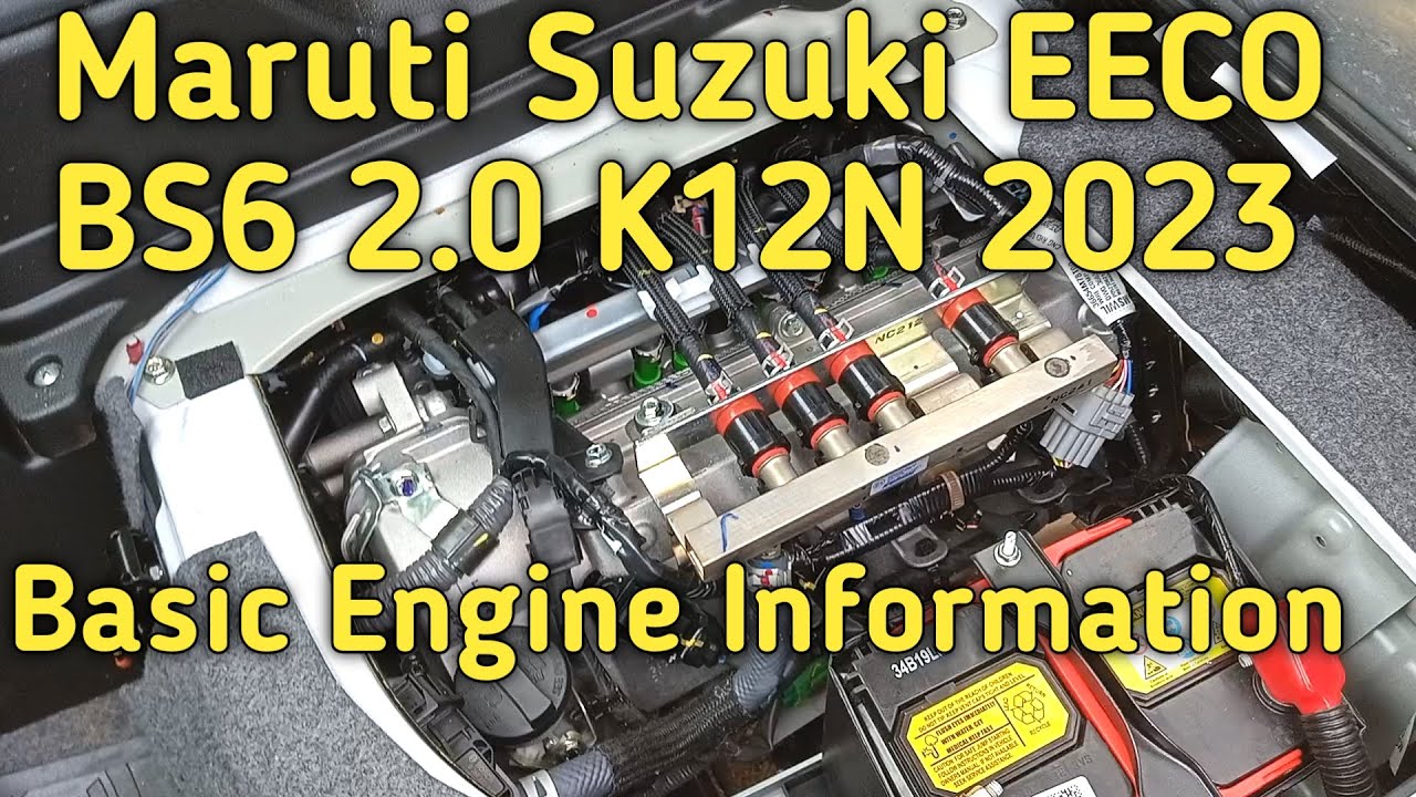 Maruti Suzuki EECO  k12N BS6 2.0 basic engine details// dual vvt//dual jett// belt size