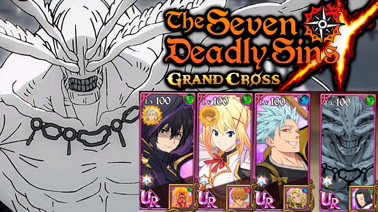 TIME DO MAHORAGA NO GRAND CROSS! SUBSLOT É DIVINO E SE ADAPTA! - The Seven Deadly Sins Grand Cross