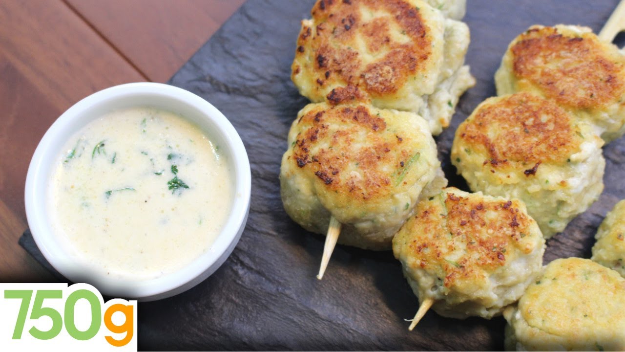 Recette de Brochettes de boulettes de poulet FACILES à la coriandre - 750g