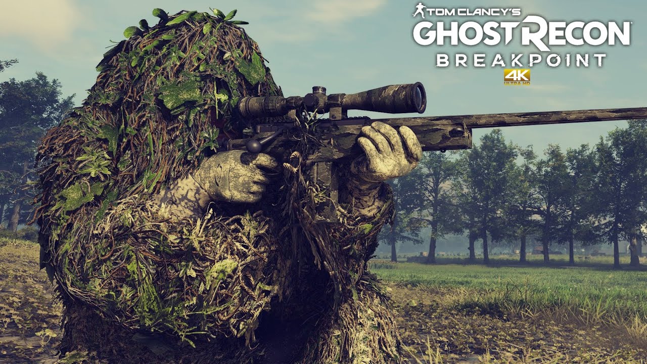 Ghost Recon Breakpoint - Bolt Action Sniper - 4K