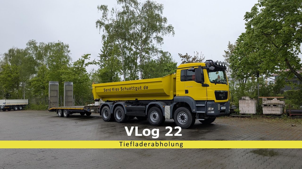 VLog 22 Neuer Tieflader final; MAN TGS; Abroller; Abrollkipper; Tieflader