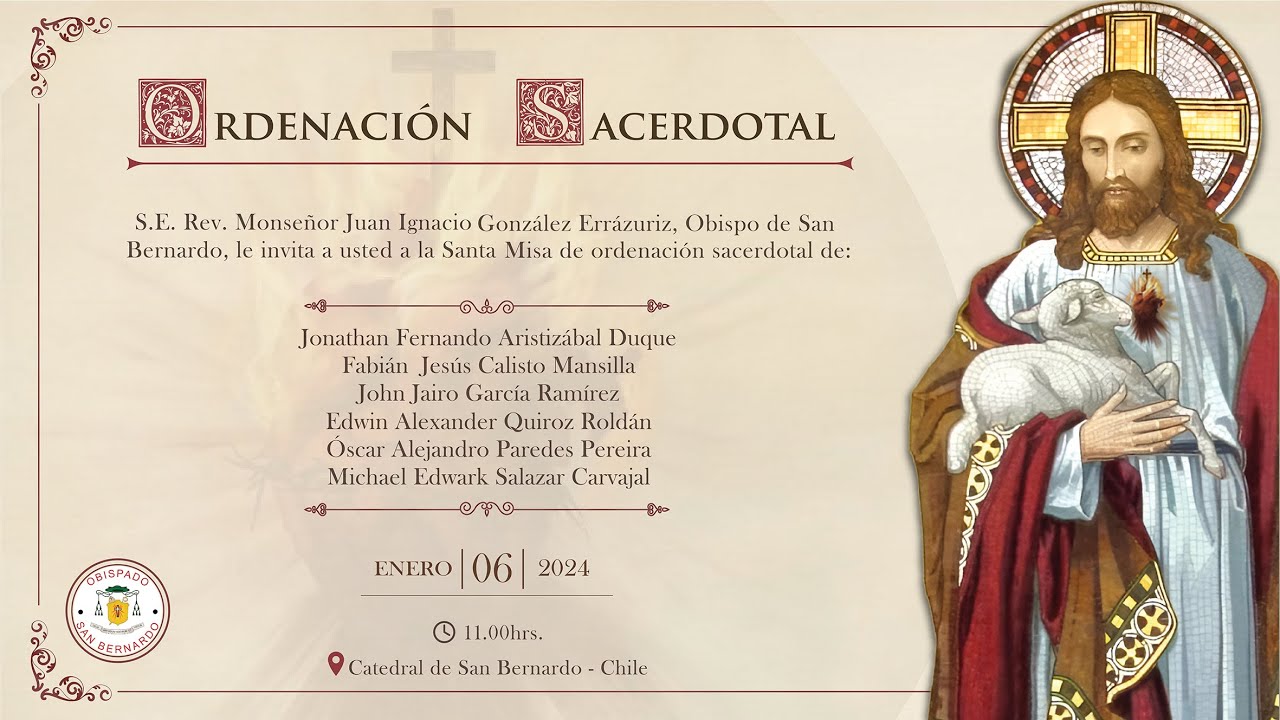 ORDENACIONES SACERDOTALES 2024 | Catedral de San Bernardo