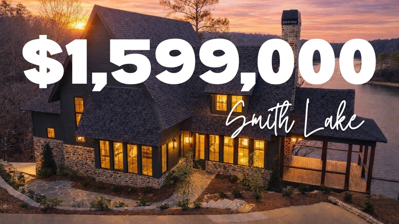 Smith Lake Home Tour | Brand New Waterfront Home for Sale on Lewis Smith Lake Alabama