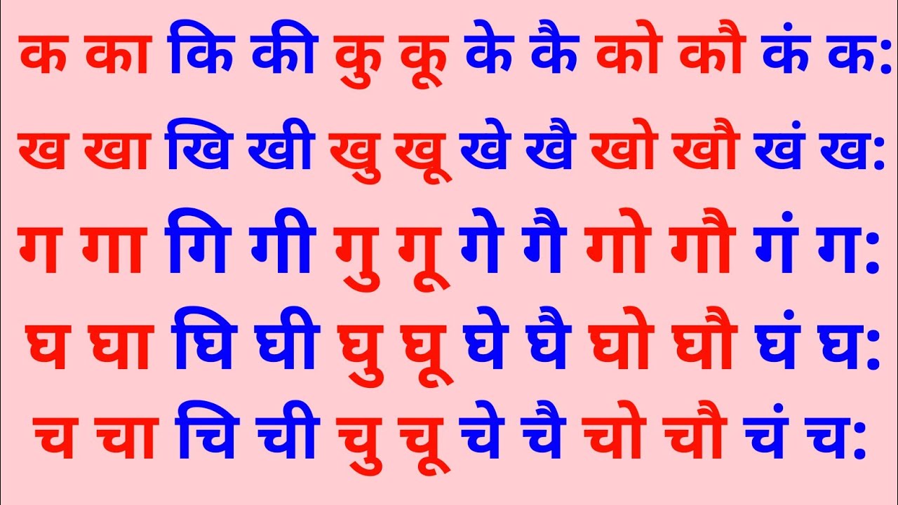 Barahkhadi | बारहखड़ी सीखें | बारहखड़ी का ट्रिक | क का कि की कु | ककहरा कैसे सीखे