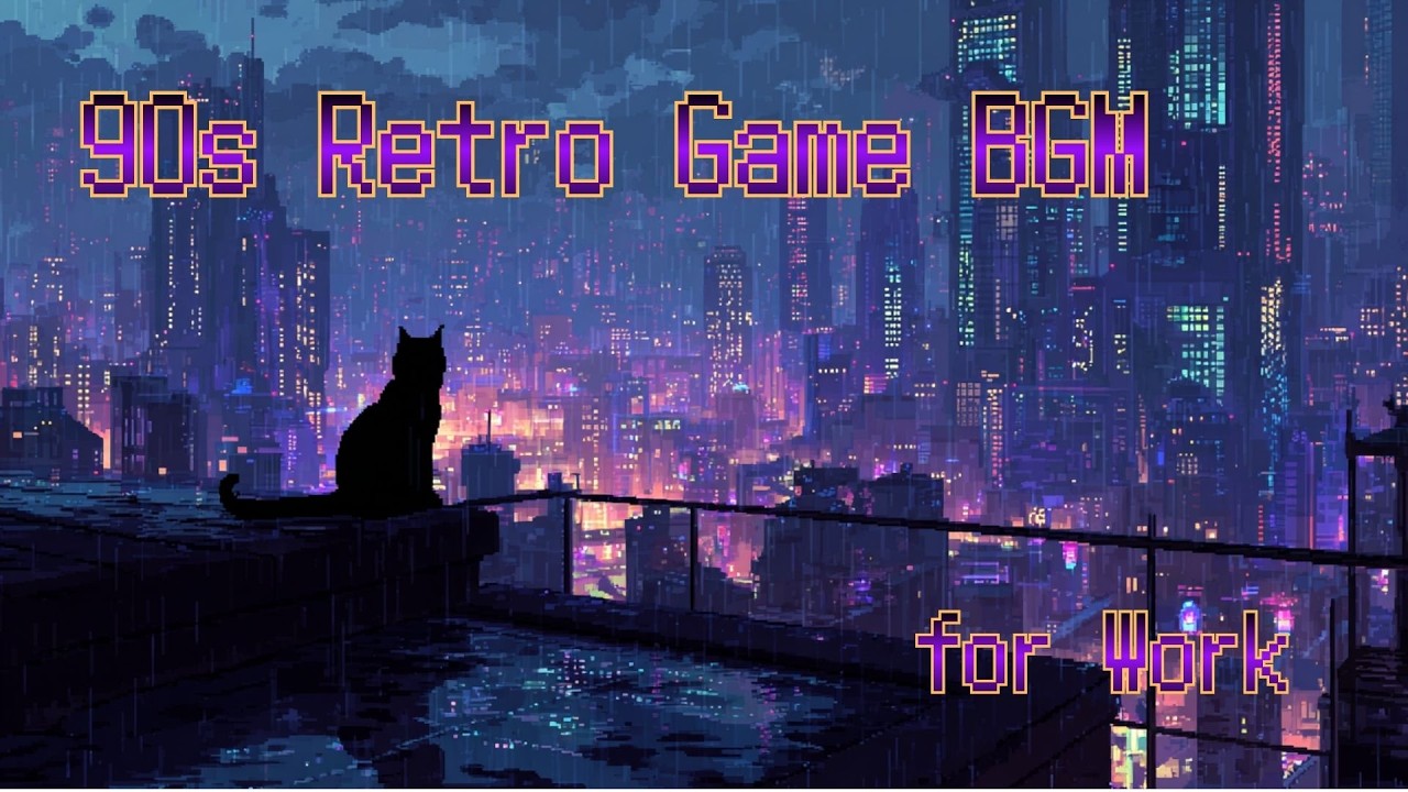 90's Retro Game BGM for Work — Midnight Save Point 29