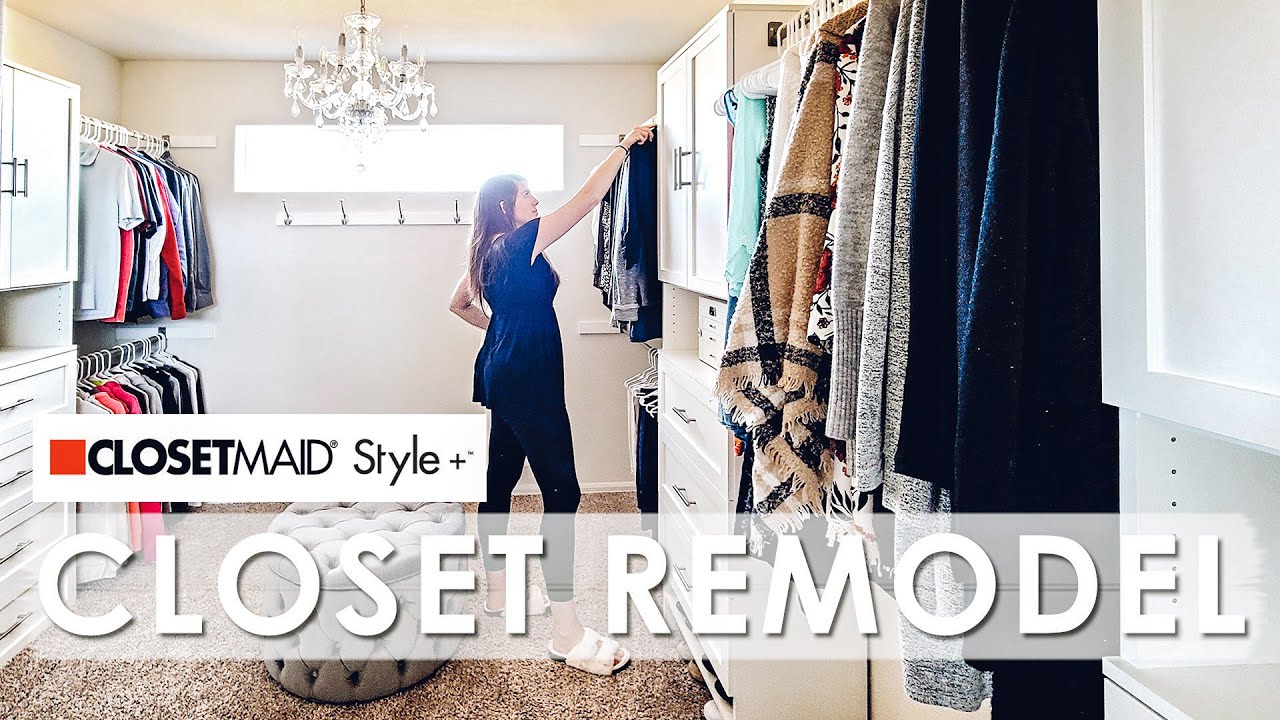 Преображение шкафа своими руками с помощью органайзера для шкафа ClosetMaid | До и после