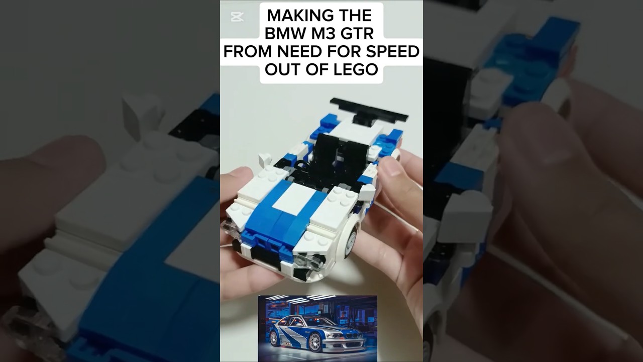 Building the BMW M3 GTR From Need For Speed:Most Wanted Out Of Lego pt:4