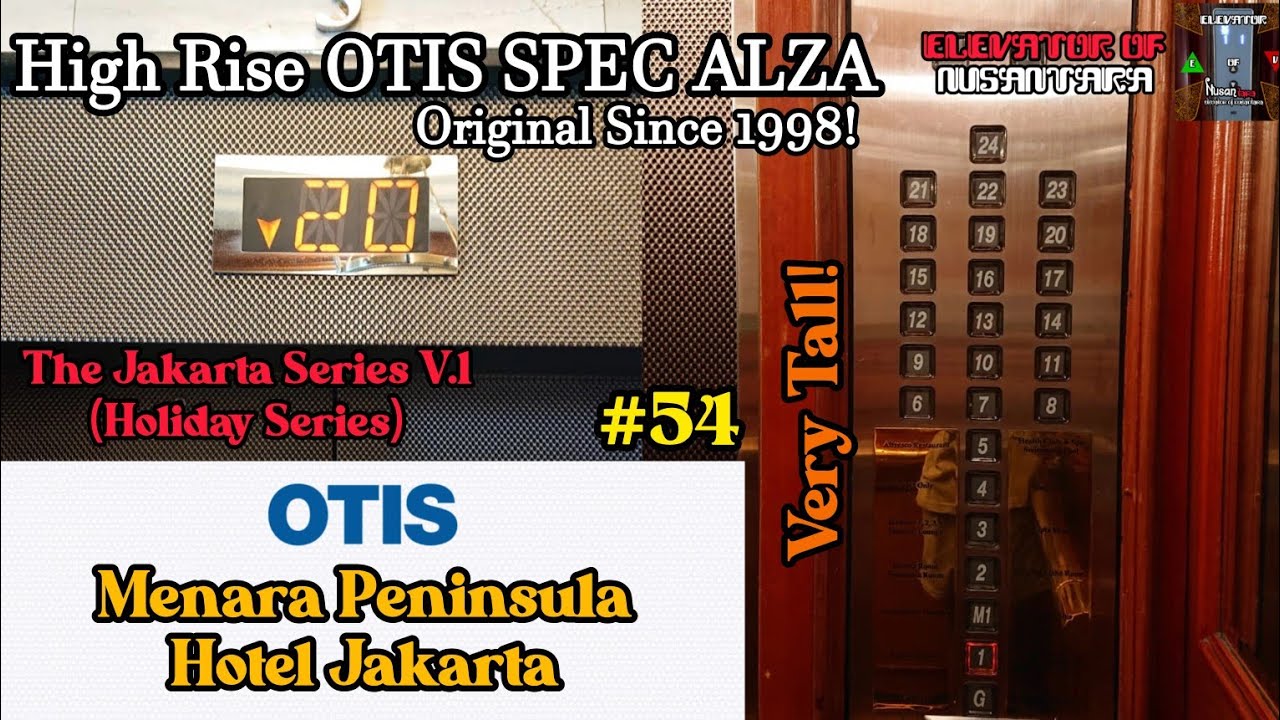 High Rise 1998 OTIS Spec Alza/Nippon Elevator at Menara Hotel Peninsula Jakarta