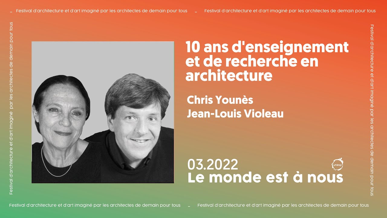 10 ans d'enseignement et de recherche en architecture - Chris Younès & Jean-Louis Violeau