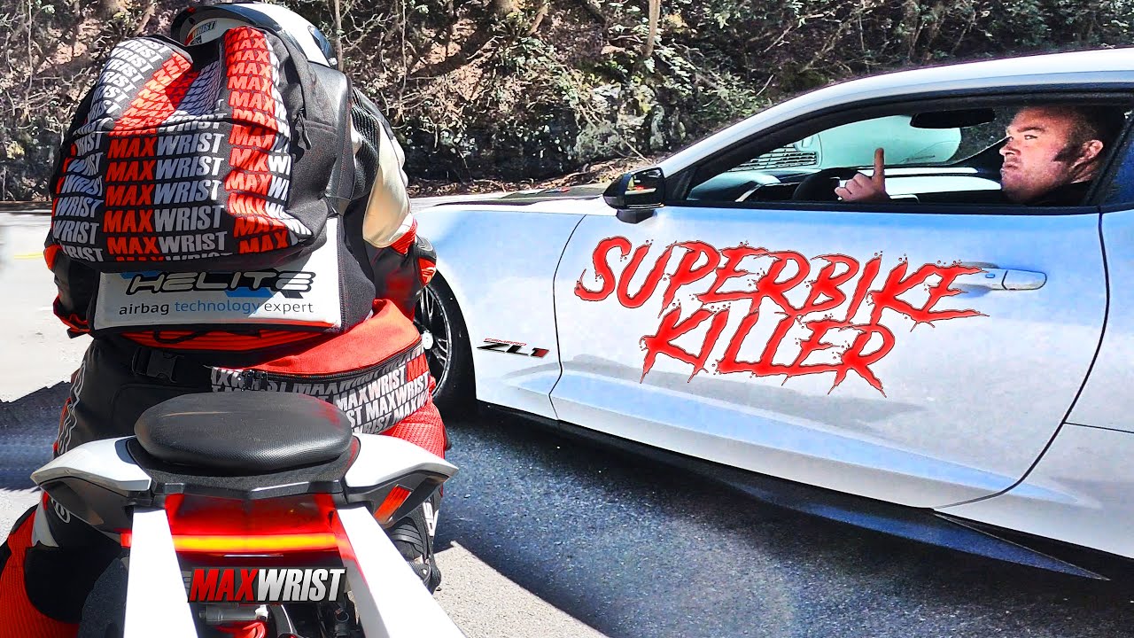 Superbike GAPPED by SUPERCHARGED Camaro! 😲