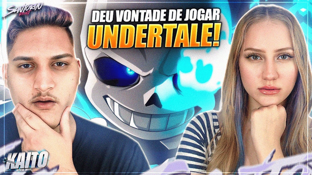 Sans (Undertale) | Karma | Kaito - REACT EM CASAL