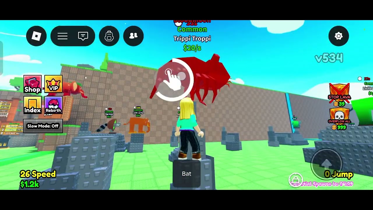 First time in escape lava for brainrot 