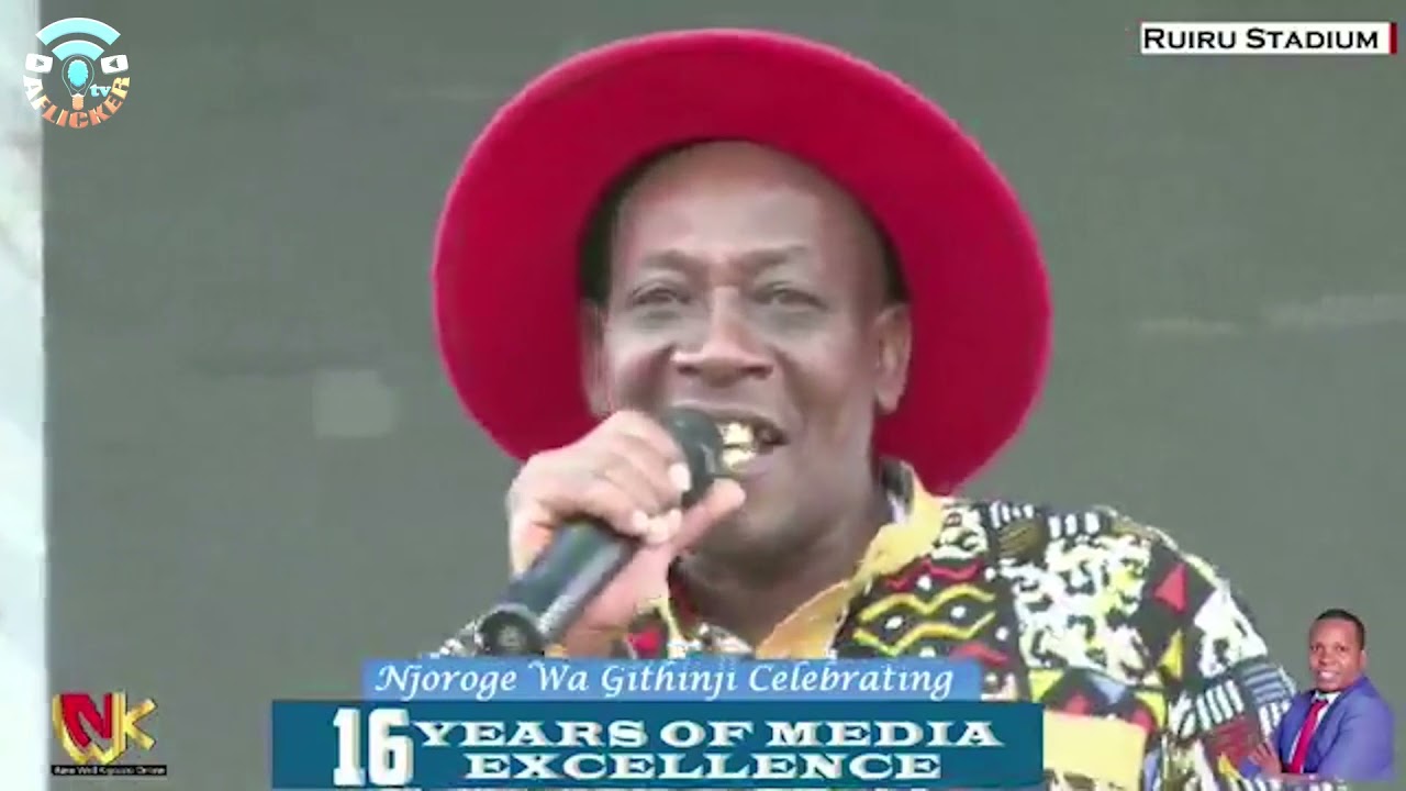 KAJOHNIE KARIUKI PERFORMING HIS CLASSIC HITS | KINYANJUI MAMBARITA | MWISHO WA RELI LIVE ON STAGE