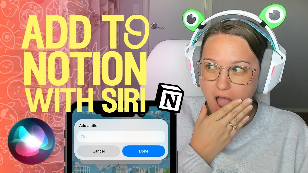 how to use Siri to add stuff to your Notion (iOS shortcuts)