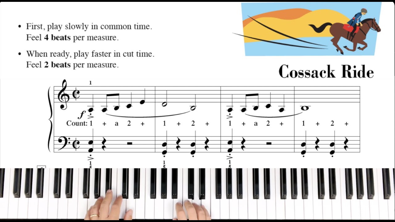 Cossack Ride (Piano Adventures - Level 3A Lesson Book)