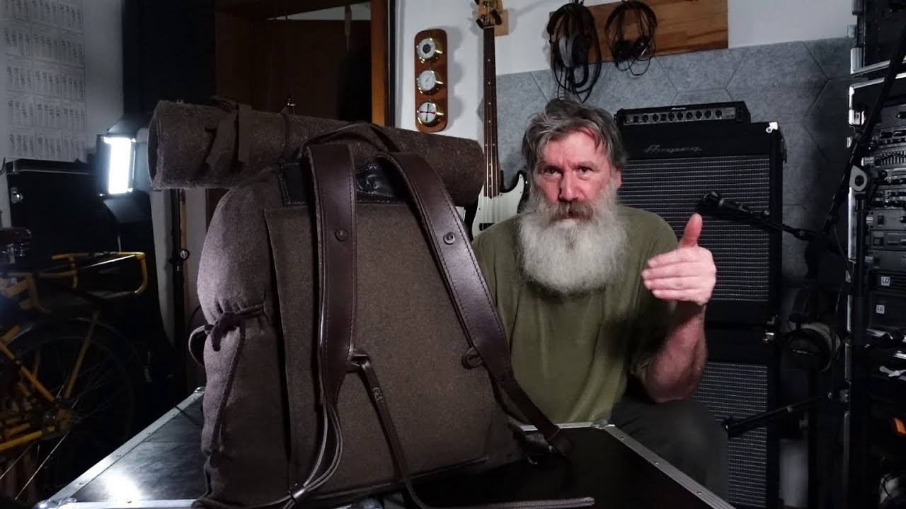 How to pack a classic woolly DIY soft Rucksack for Hiking making it stable and comfortable to carry