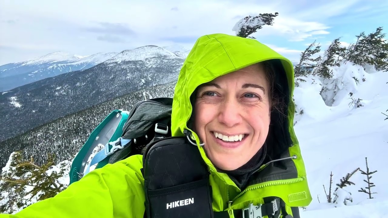 Winter hike of Pierce and Eisenhower
