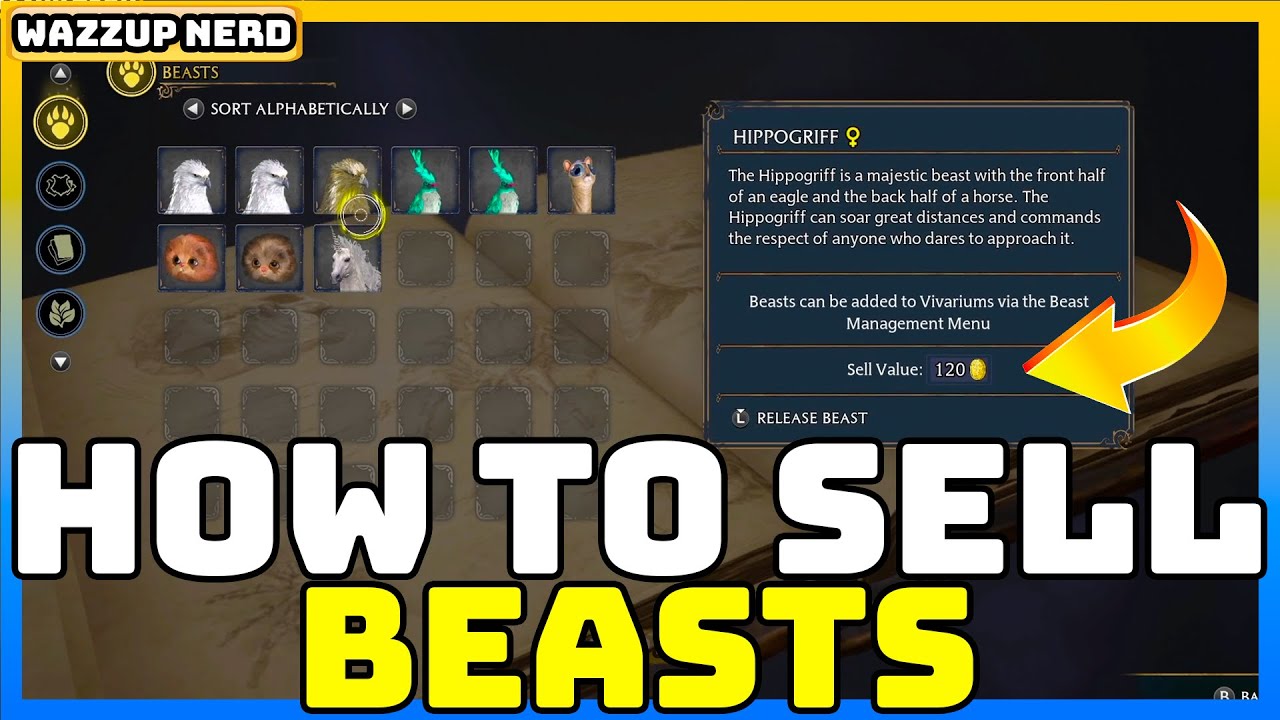 Hogwarts Legacy - How To Sell Beats - Super Easy Guide