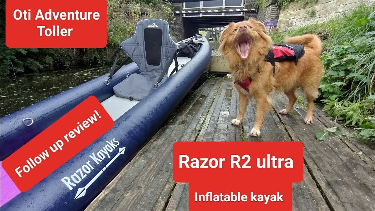 Надувной каяк Razor R2 Ultra — продолжение обзора и обзор сиденья Bluefin с высокой спинкой.
