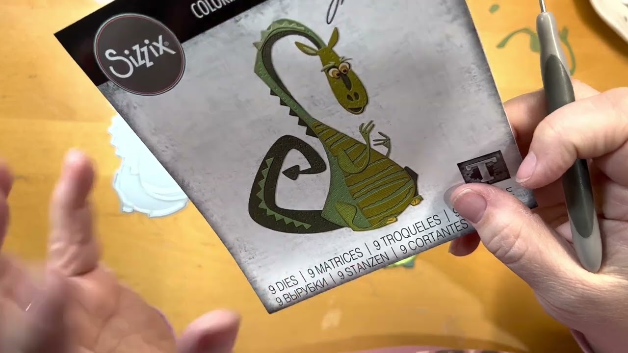 Tim Holtz Rupert Colorize Dragon Die | How to Select Colors, Assemble and Store