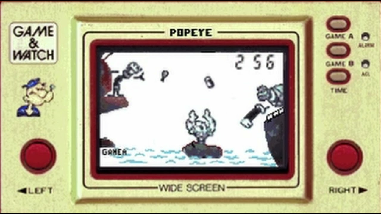 Popeye (Handheld Game) - Game A Longplay