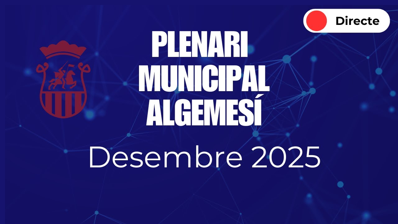 Plenari desembre 2025