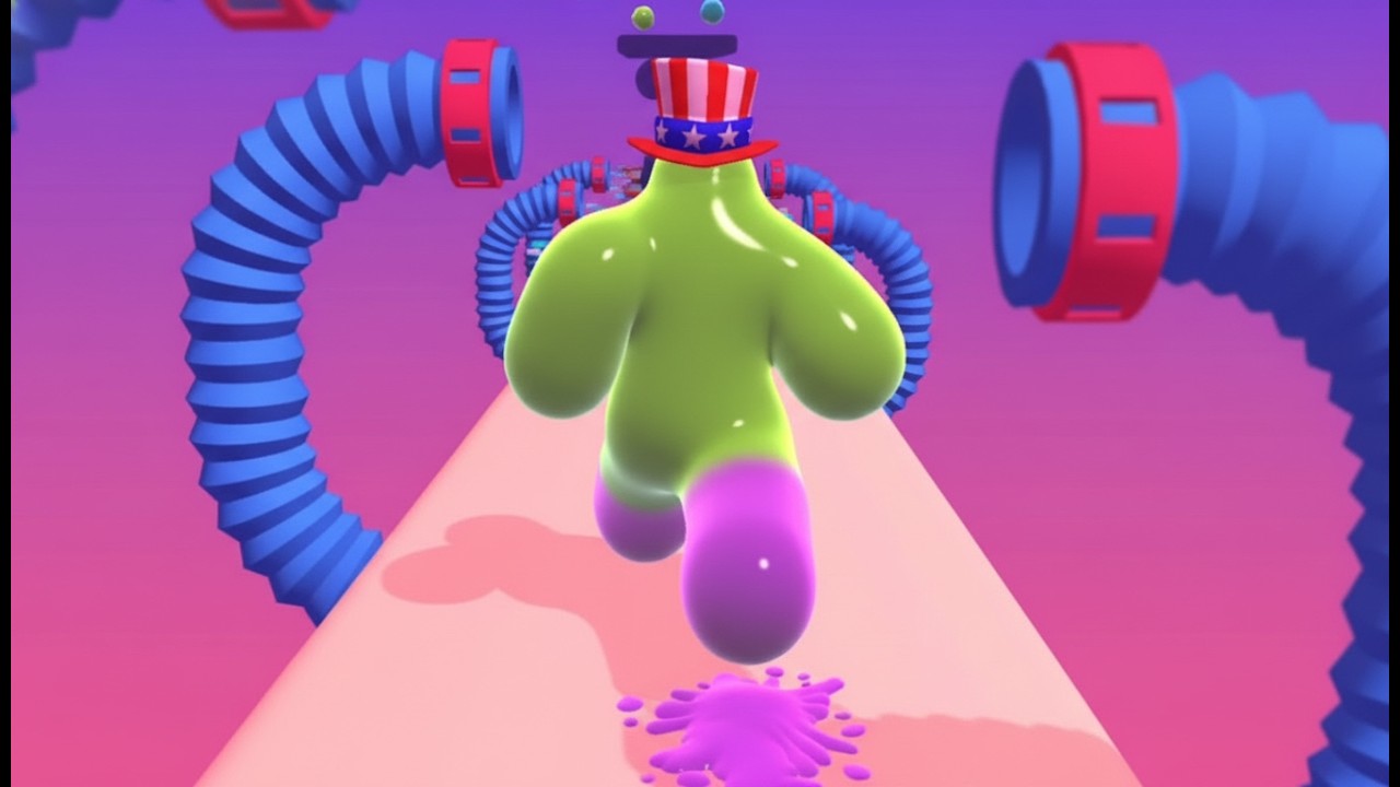 Blob Runner 3D ​​​​- All Levels Gameplay Walkthrough - Android or IOS Mobile Game 4K!
