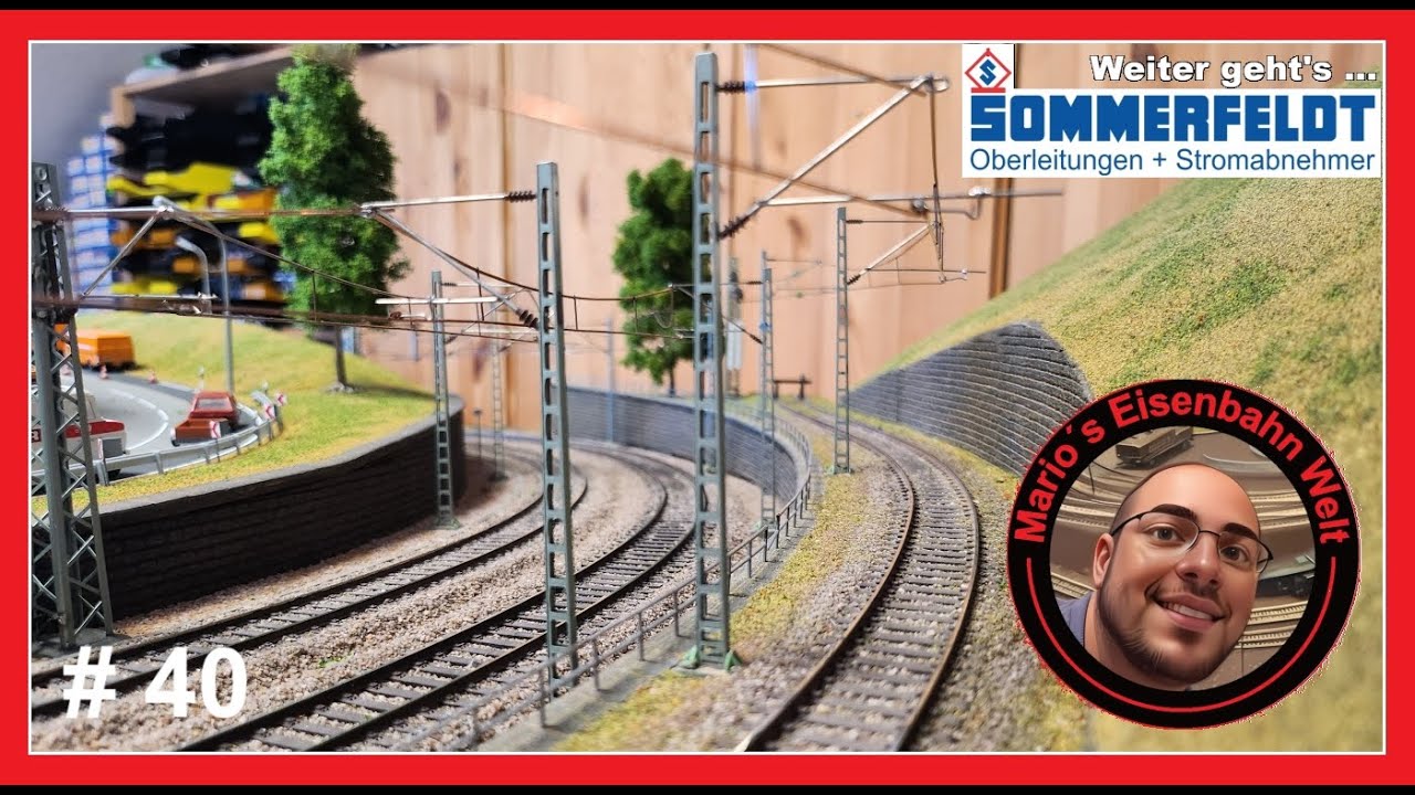 (40) Wir bauen wieder an der Sommerfeldt Oberleitung ... H0 Anlage / Mario´s Eisenbahn Welt