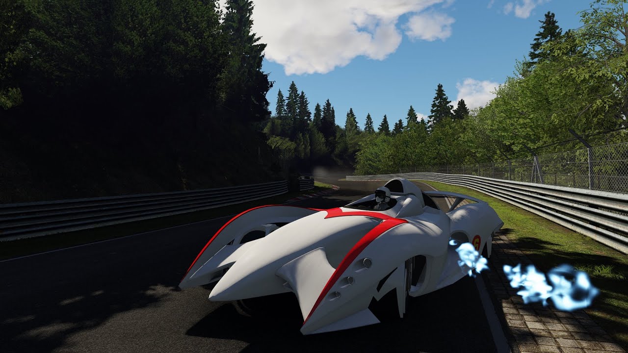 Speed Racer Mach 6 - Nürburgring Nordschleife (3:45.691) | Assetto Corsa T-180