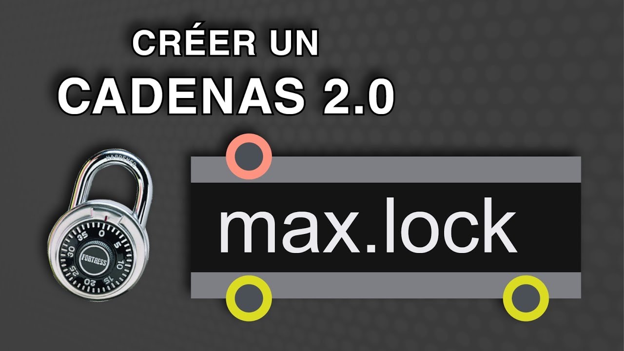 Programmer un Escape Game avec Max #1 : le cadenas !