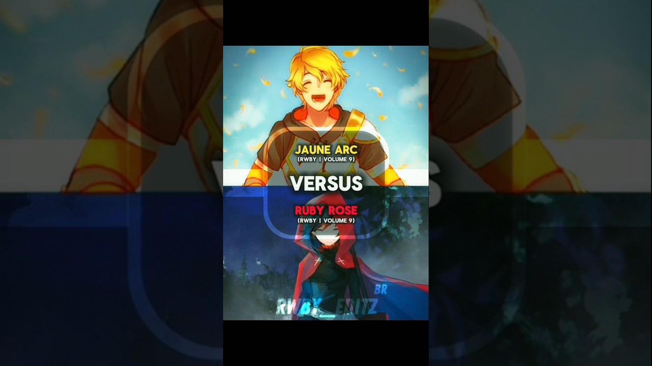 JAUNE ARC『RWBY』VS RUBY ROSE『RWBY』