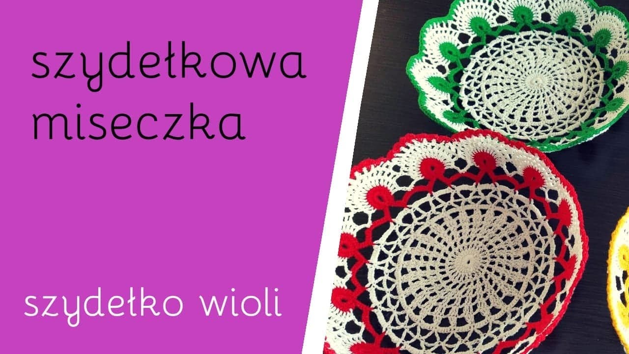 Szydełko Wioli  - Kolorowa Miseczka