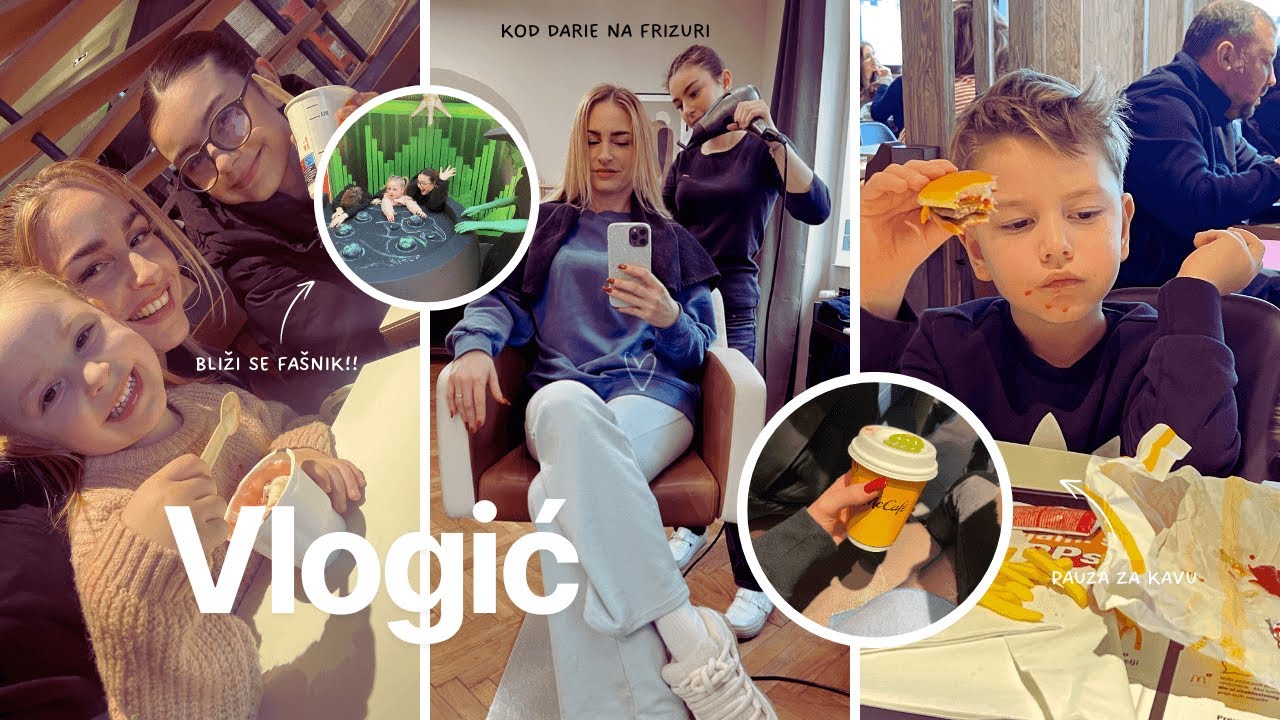 Idemo na masažu, kod Darie na frizuru, u šoping i unboxamo stvari🛍️🛍️