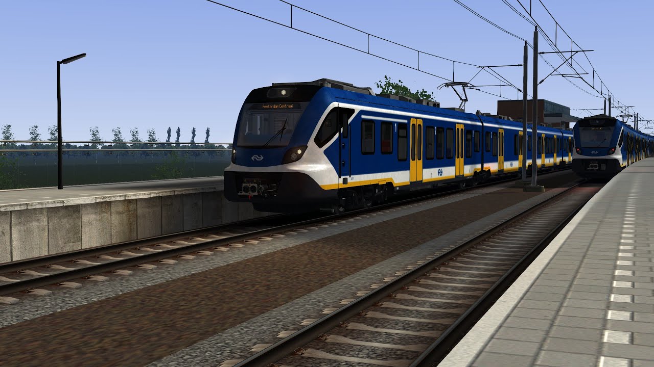 Train Simulator 2021 #53 Met de NS SNG van Zwolle naar Lelystad Centrum en terug ( met omroep)