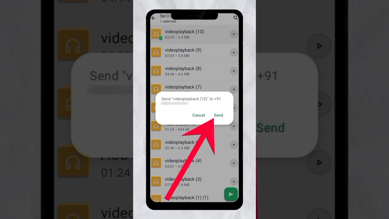 Whatsapp par call recording kaise bheje 😱 How to send call recording on whatsapp 2025 | #shorts