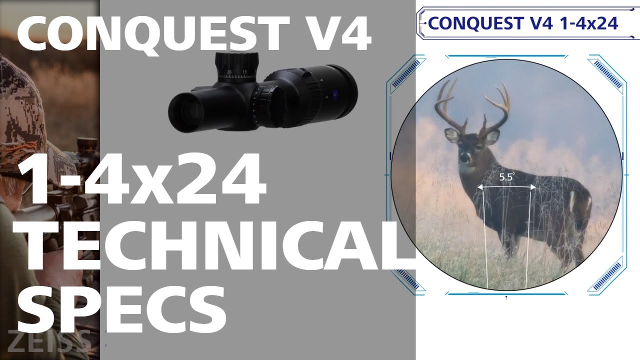 Conquest V4 1-4x24 Technical Specifications