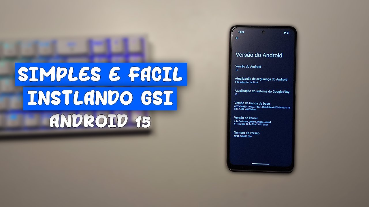 📱SIMPLES E FÁCIL!! COMO INSTALAR GSI DO ANDROID 15 EM QUALQUER ANDROID
