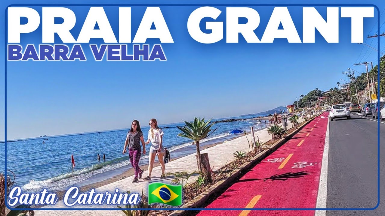 Barra Velha SC..Um Passeio Praia Grant no Bairro Itajuba☀️