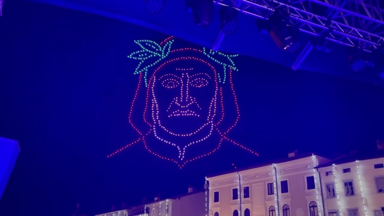 Natale a Gorizia, capitale della Cultura: lo spettacolo di 750 anni droni