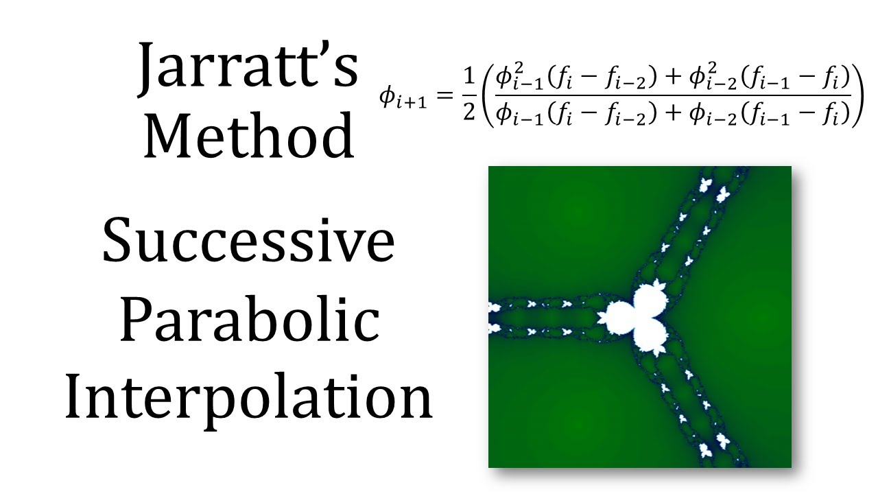 Successive Parabolic Interpolation - Jarratt's Method