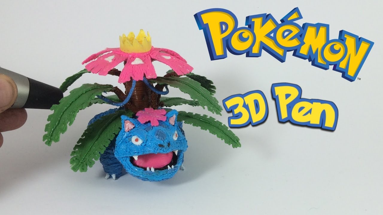 3D Pen Pokémon | Mega Venusaur Figure | 3D Pen creations