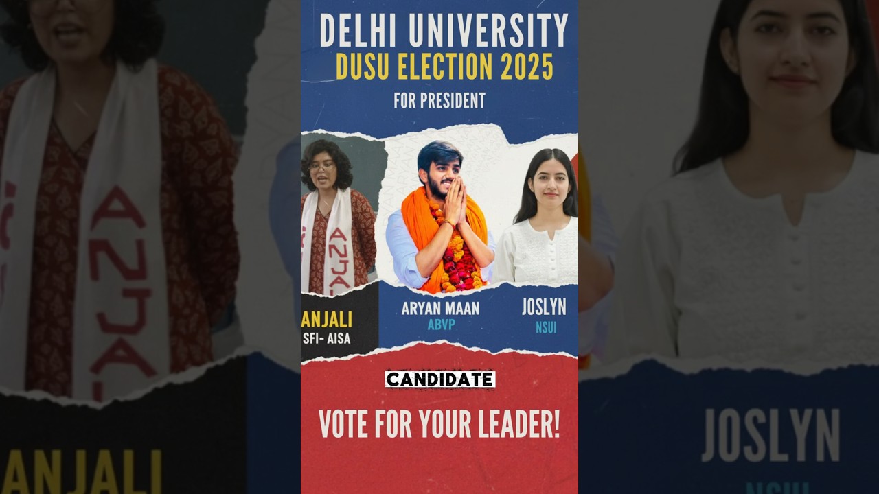 Delhi University Elections = Showoff & Money Power💸 #delhiuniversity #election  #abvp #nsui