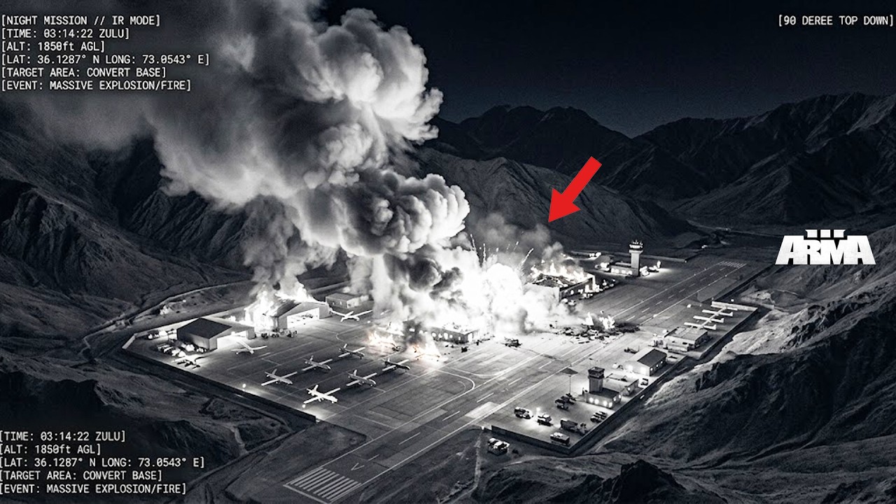 It happened again! The last remaining secret drone hangar was destroyed by a US B-2 Spirit bomber