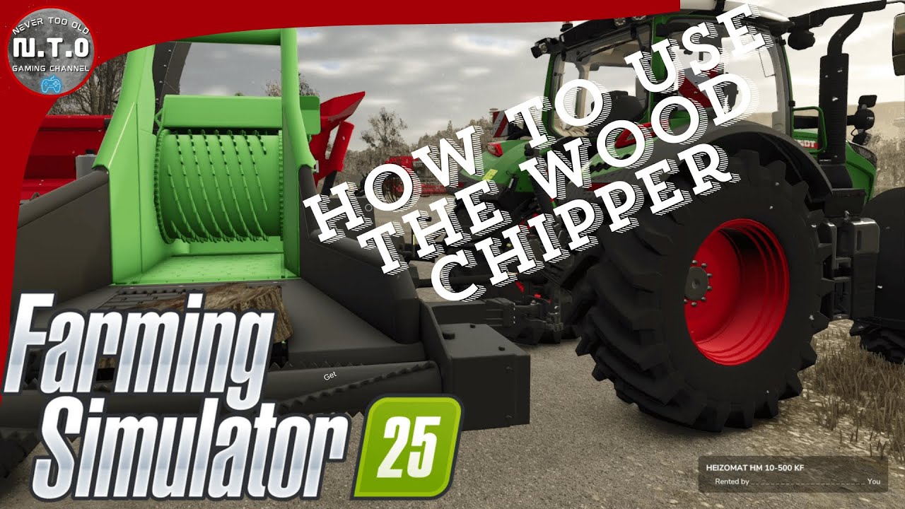 Farming Simulator 25: Как использовать измельчитель древесины — FS25