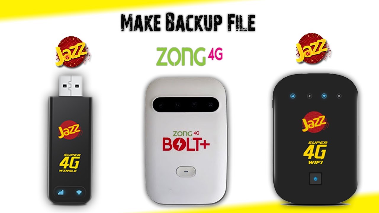 Jazz Devices File | Jazz MF673 Jazz W02 Zong MF25 Make Dump File | Jazz Devices Backup File Create