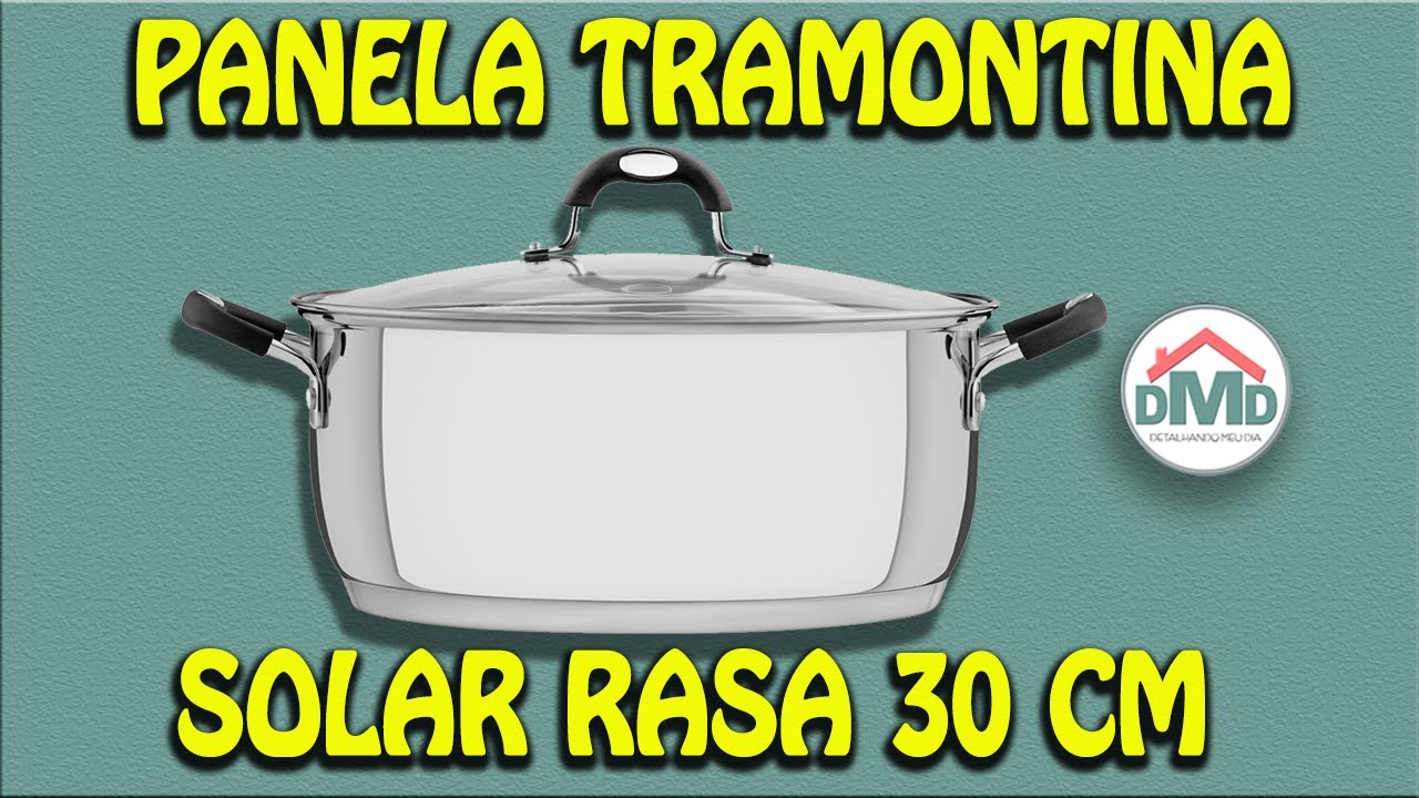 Panela Inox Rasa Solar Silicone Tramontina
