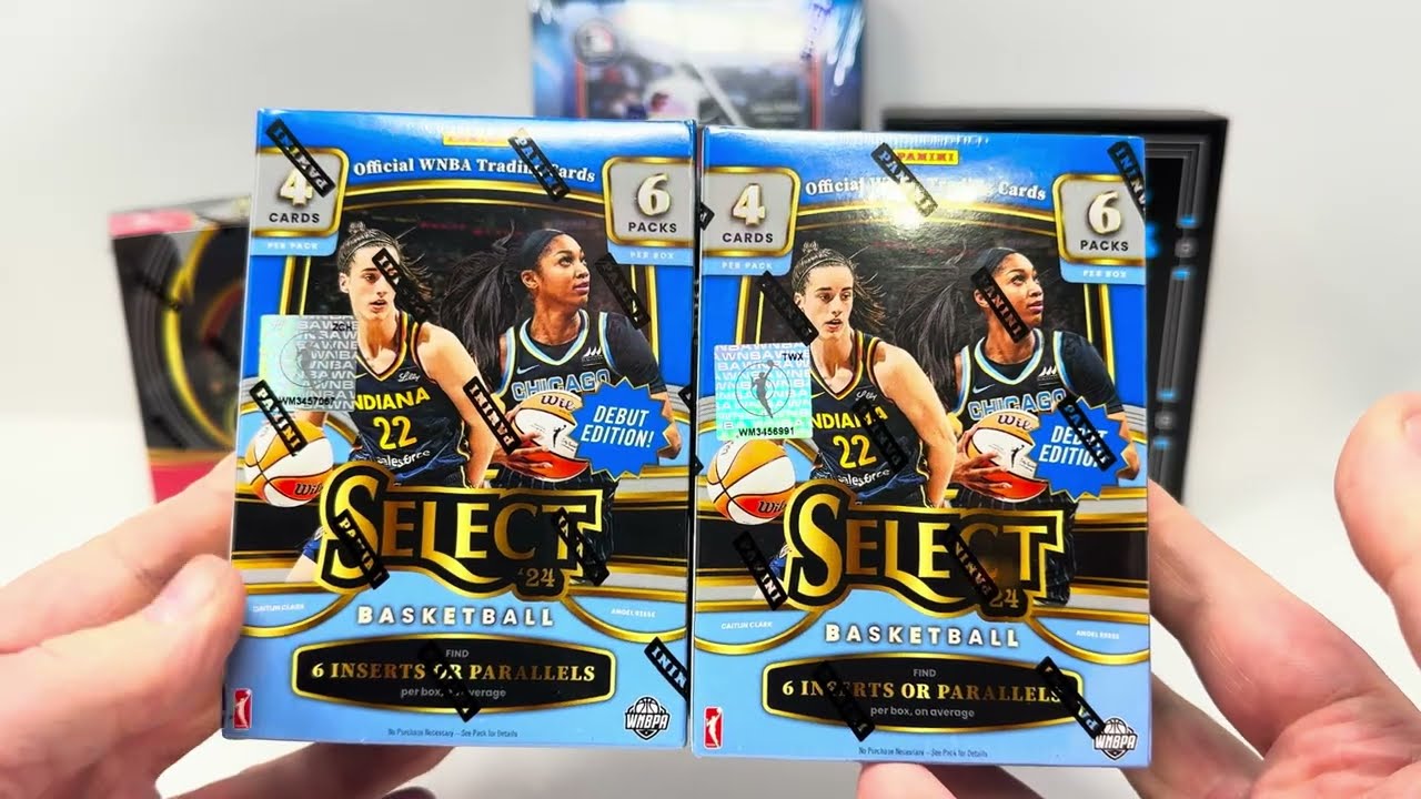 CAITLIN CLARK Hunting with 2024 WNBA Panini Select Box