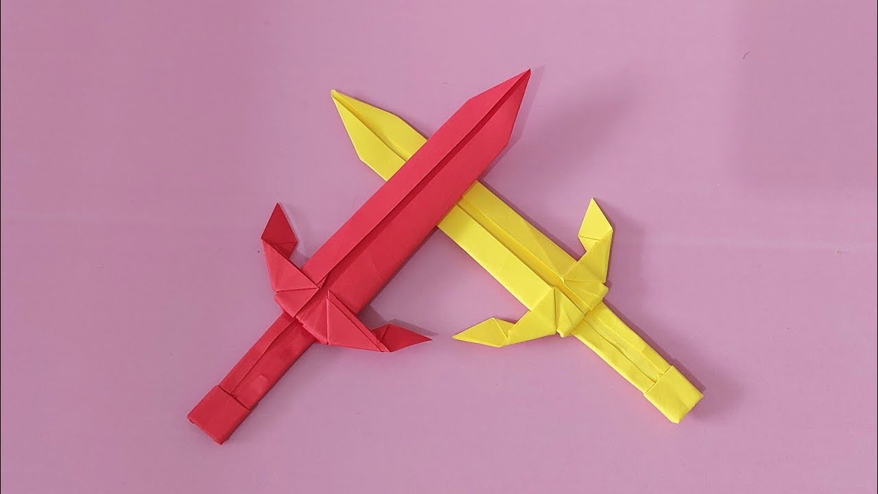 How to Make Origami Sword Easy | Cara membuat Origami Pedang