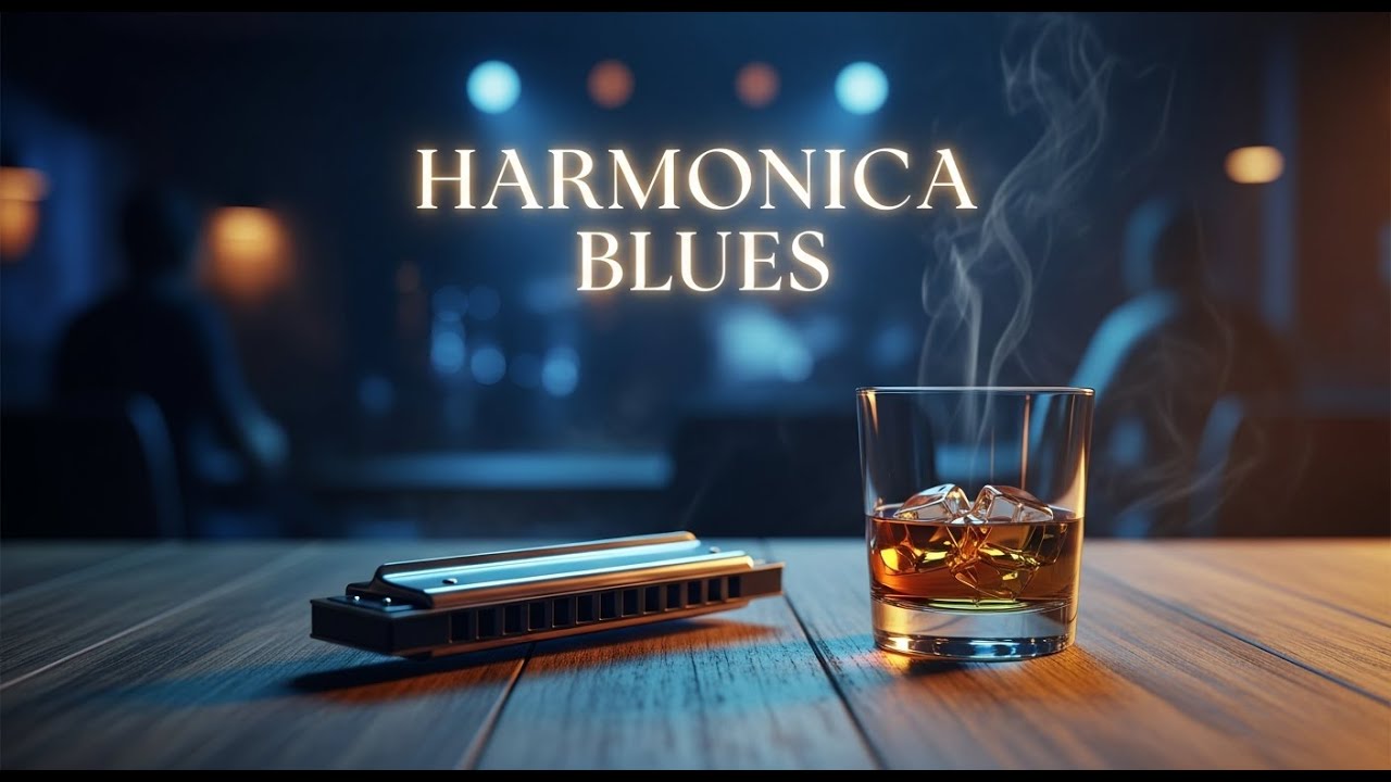 Harmonica Blues Instrumental – Slow Shadows in the Rain
