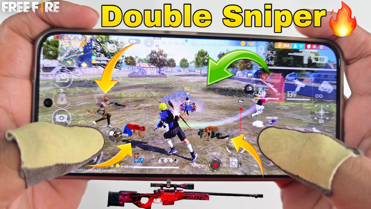 infinix gt 30 pro gaming phone free fire duo vs squad gameplay 3 finger claw handcam